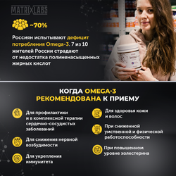Matrix Labs Omega-3 Iceland 1000 мг. + Vitamin E (500 капс.)