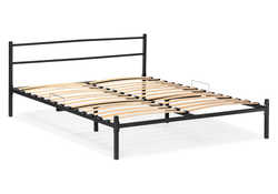 Полутораспальная кровать Фади 140х200 черная