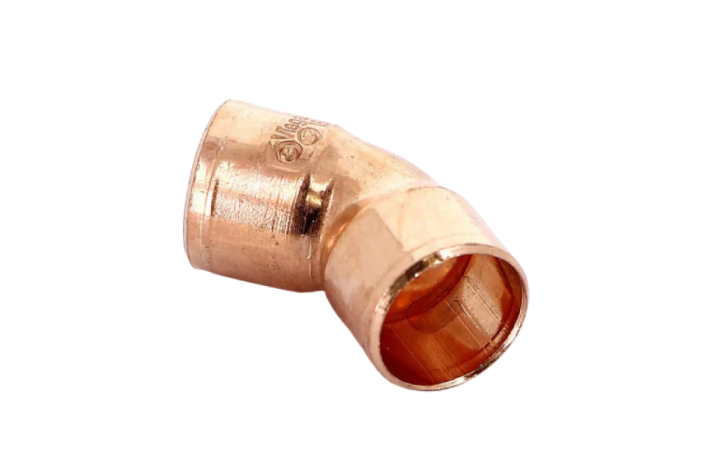 Угол двухраструбный 45 градусов пайка 15 Viega (Виега)