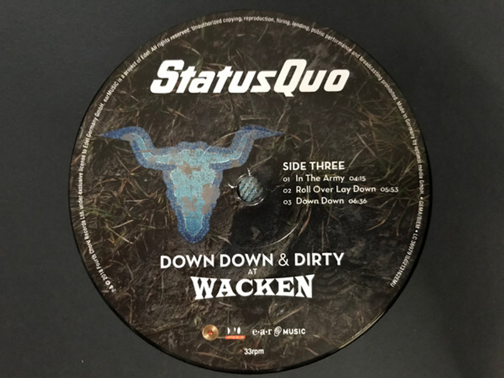 Status Quo / Down Down & Dirty At Wacken (2LP+DVD)