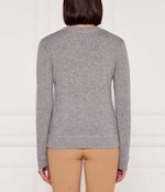 Хлопковый свитер Elisabetta Franchi - серый(MK64S46E2)