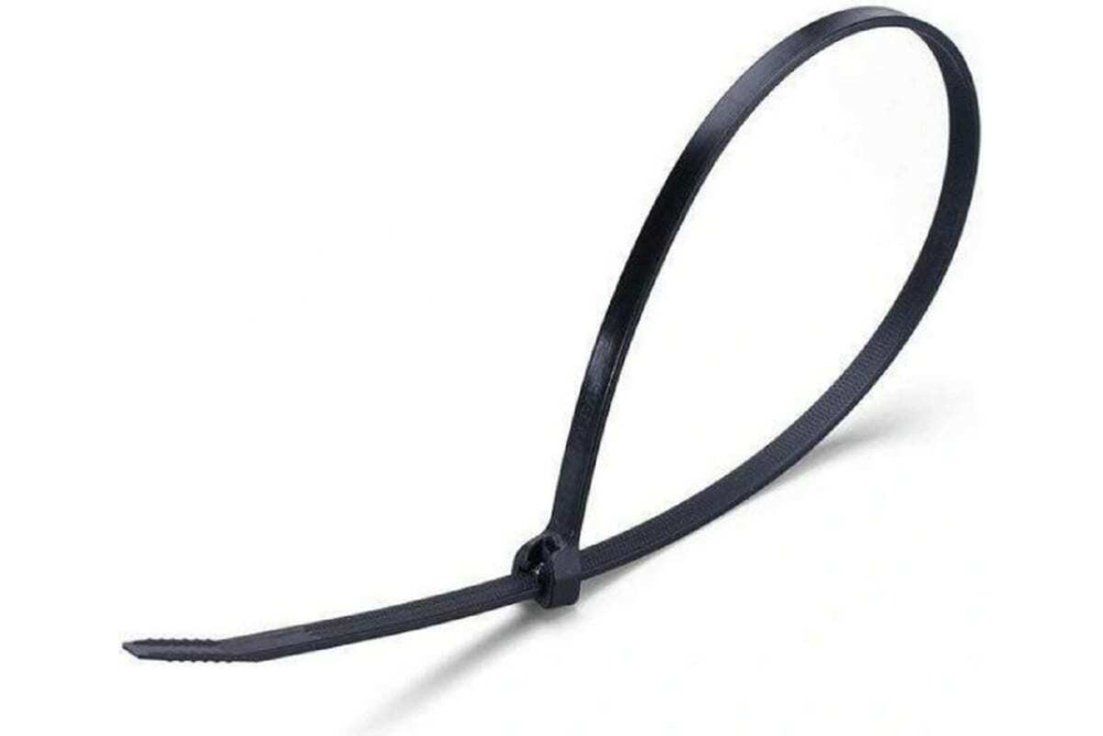 ХОМУТ НЕЙЛОНОВЫЙ 4,8*200 Ч (100 ШТ) ВИХРЬ 73/9/1/30