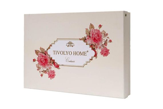 Постельное белье GALA кремовый сатин делюкс TIVOLYO HOME Турция