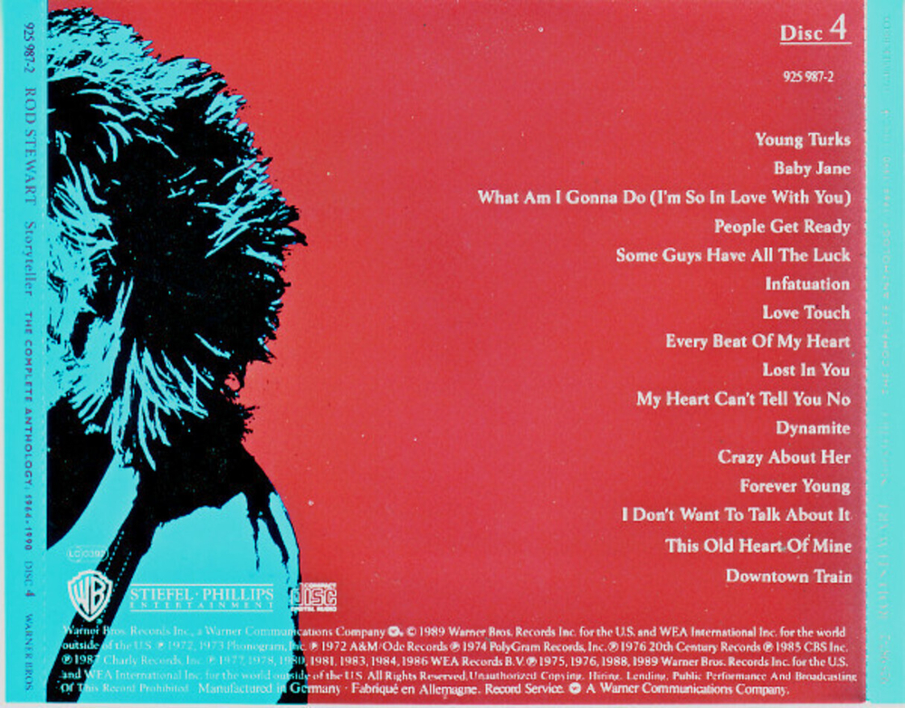 Rod Stewart / Storyteller - The Complete Anthology: 1964 - 1990 (4CD)