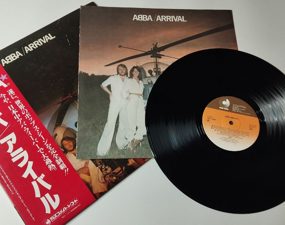 Винтажная виниловая пластинка LP ABBA АББА Arrival (Japan 1978) (Obi) Why Did It Have To Be Me