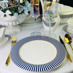 Lenardi 145-456 Набор из 6 тарелок 27см ИНФАНТА в под.уп.(х5)Костяной фарфор