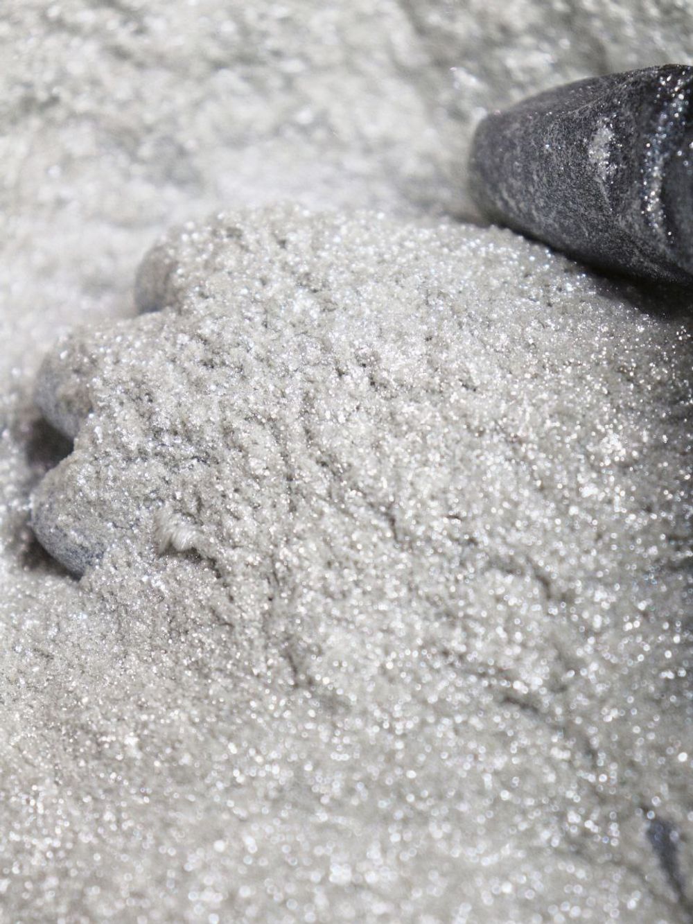 Пигмент 8738 - Серебро мерцающий блеск 300 - универсальный