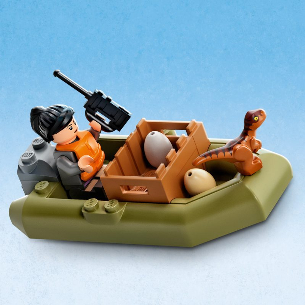 Конструктор LEGO Jurassic World - Барионикс и побег на лодке 76942