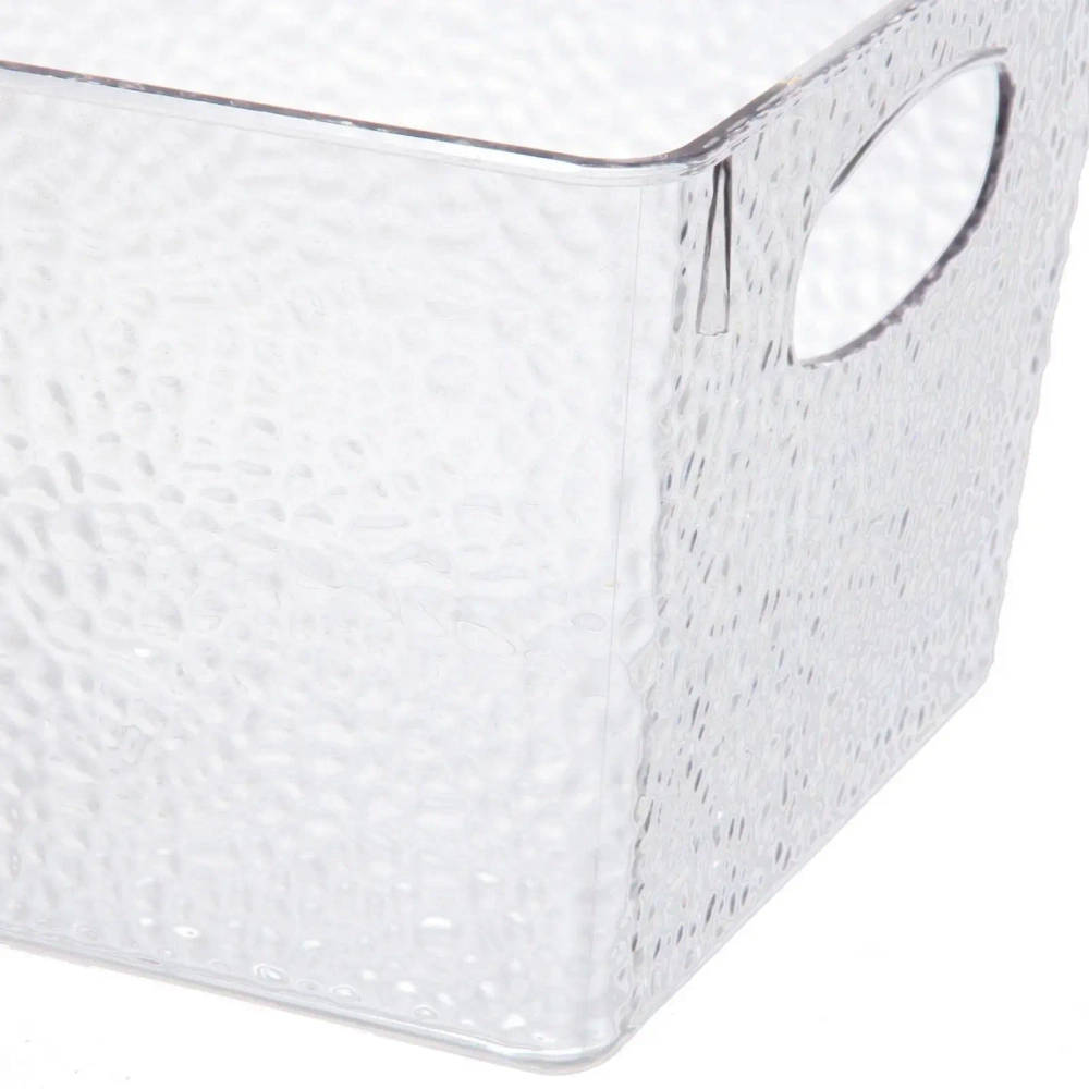 Корзина - органайзер для хранения «СКРЭДДИ ЛОК», прозрачная, 28.2*19.6*15.5см (пластик АВС)