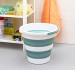 Ведро ФЛЕКС 10 л складное, носик для слива, отверстие для подвешивания, материал- полипропилен, ТЭП М2413