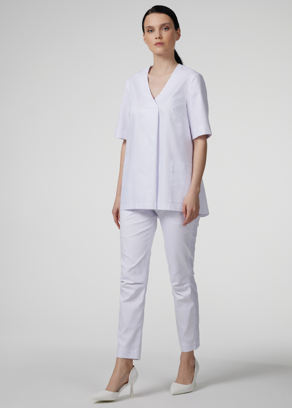 Туника Трапеция с треугольным вырезом