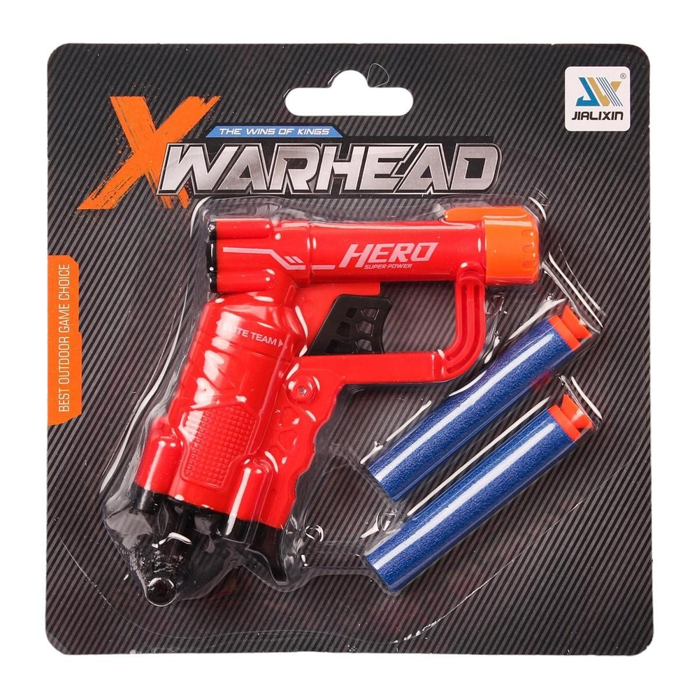 Пистолет с мягк.пулями, блистер JLX7222