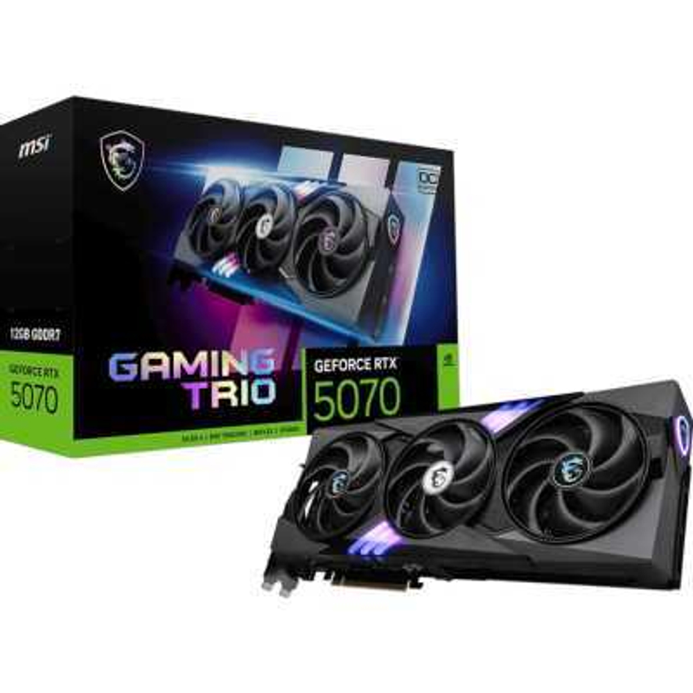 Видеокарта MSI nVidia GeForce RTX 5070 12G Gaming Trio OC