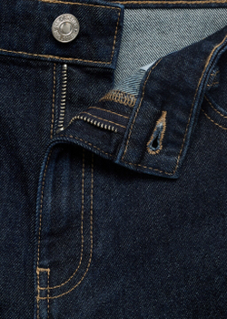 Прямые джинсовые шорты с высокой посадкой