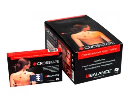 BB-Cross Tape / БиБи кросс-тейп, 2,1x2,7 см синий 20 шт