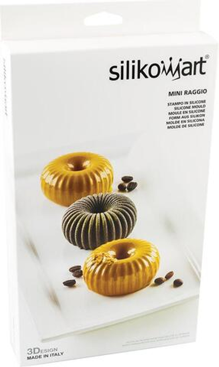 Форма для запекания Silikomart Forma do ciastek Raggio, круглая, силикон, 6,7 см