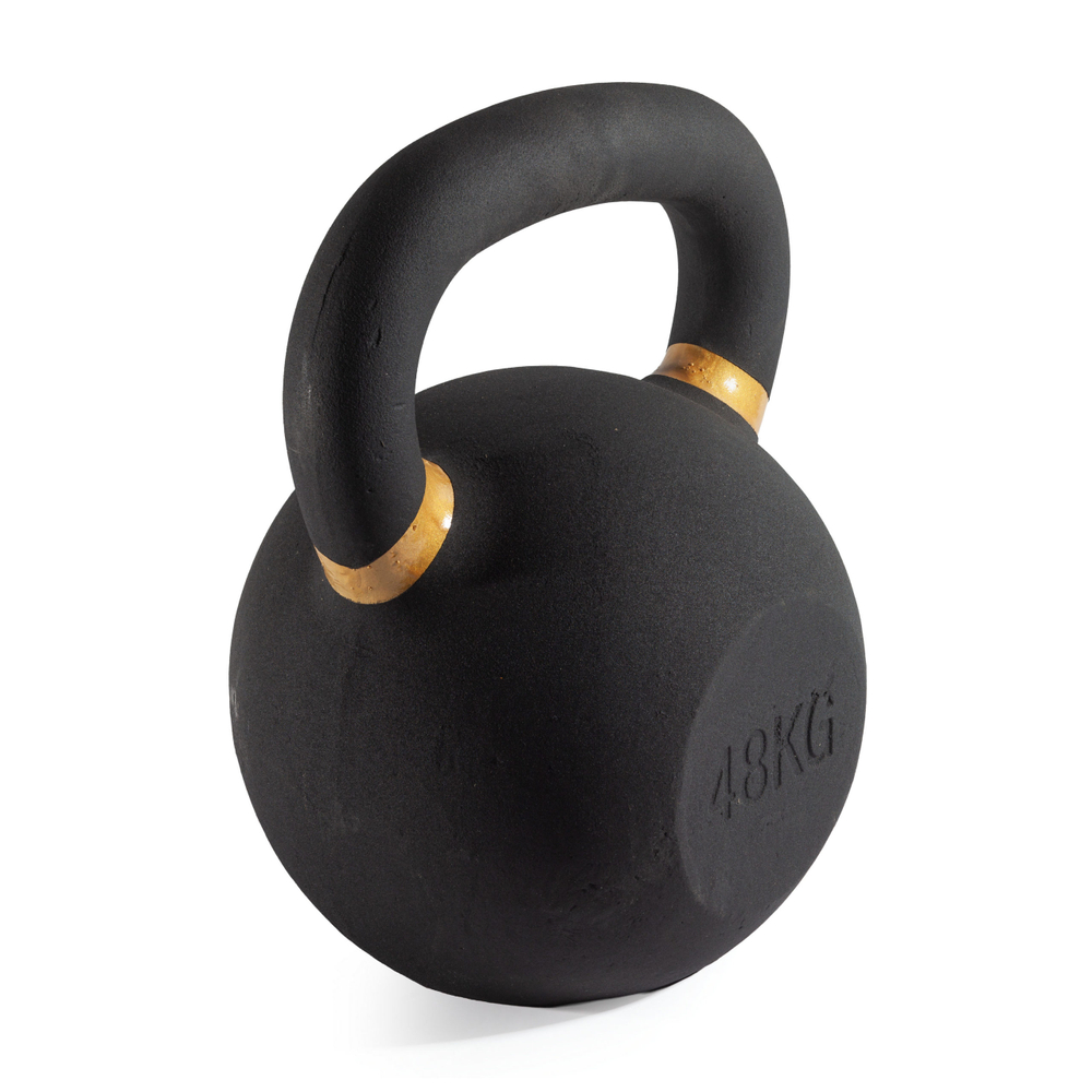 Гиря чугунная с цветным кольцом 48 кг (модель: К-3) VictoryFit VF-KCR480