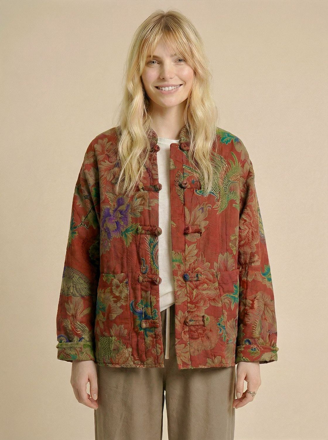 Жакет, ballerina, Garden (бежевый терракот)