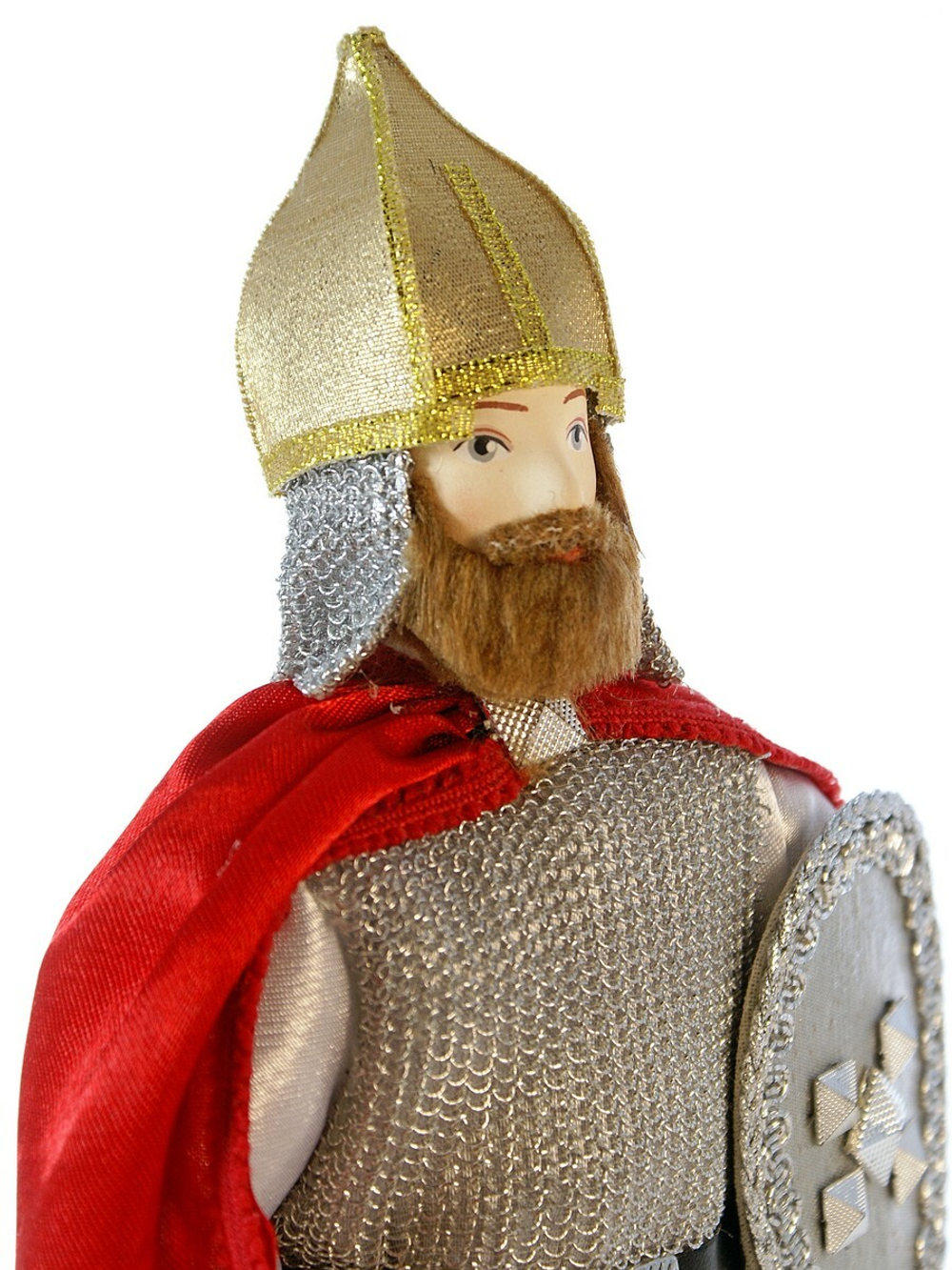 Кукла коллекционная в русском костюме Богатырь