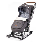 Санки - коляска JOY EVERY DAY СЕРЫЙ NIKA арт. J1/1