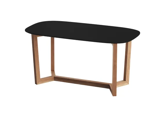 Стол обеденный Cross 2 160*85 см (черный, бук)