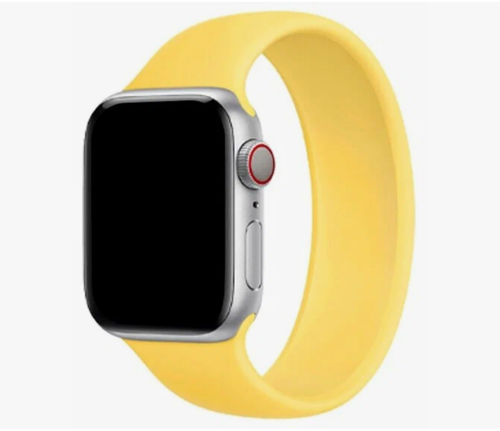 Монобраслет для Apple Watch 38/40мм (желтый) размер S