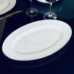 Lenardi 102-091 Набор из 2 овальных блюд 35,5см MOON в под.уп.(х12)Фарфор