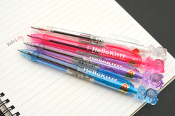 Шариковая ручка 2-в-1 Uni Hello Kitty (прозрачная)