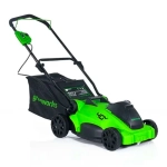 Аккумуляторная газонокосилка Greenworks GD40LM16XK8 40В (1 x 8 Ач, Быстрое ЗУ) нож 41 см, 2517907U8F