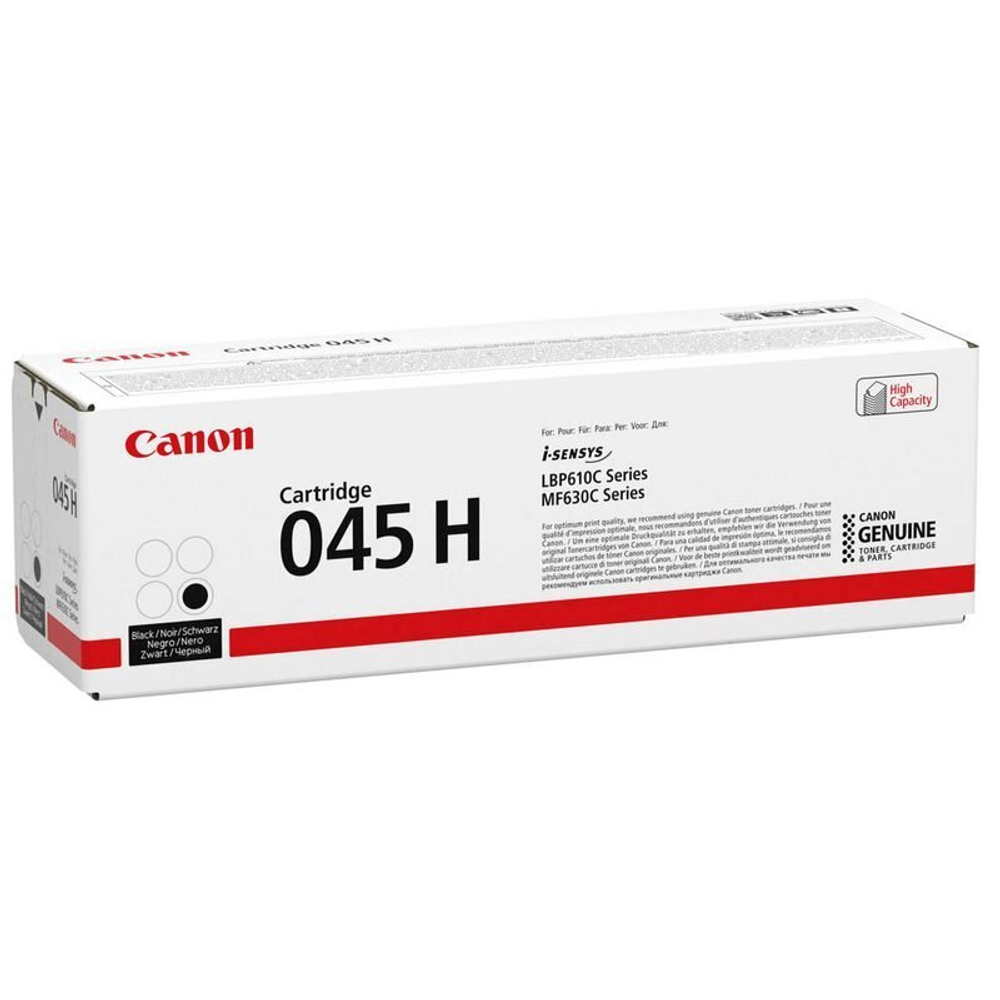 Картридж CANON 045HBK для i-SENSYS LBP611/LBP613/MF631/MF633/MF635 черный (2.8k)