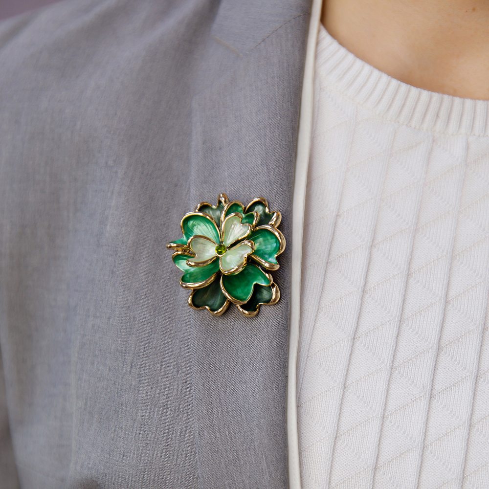 Брошь Shadore Цветок XZ1153.16 G/G