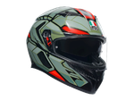 AGV K-3 E2206 DECEPT MATT BLACK/GREEN/RED