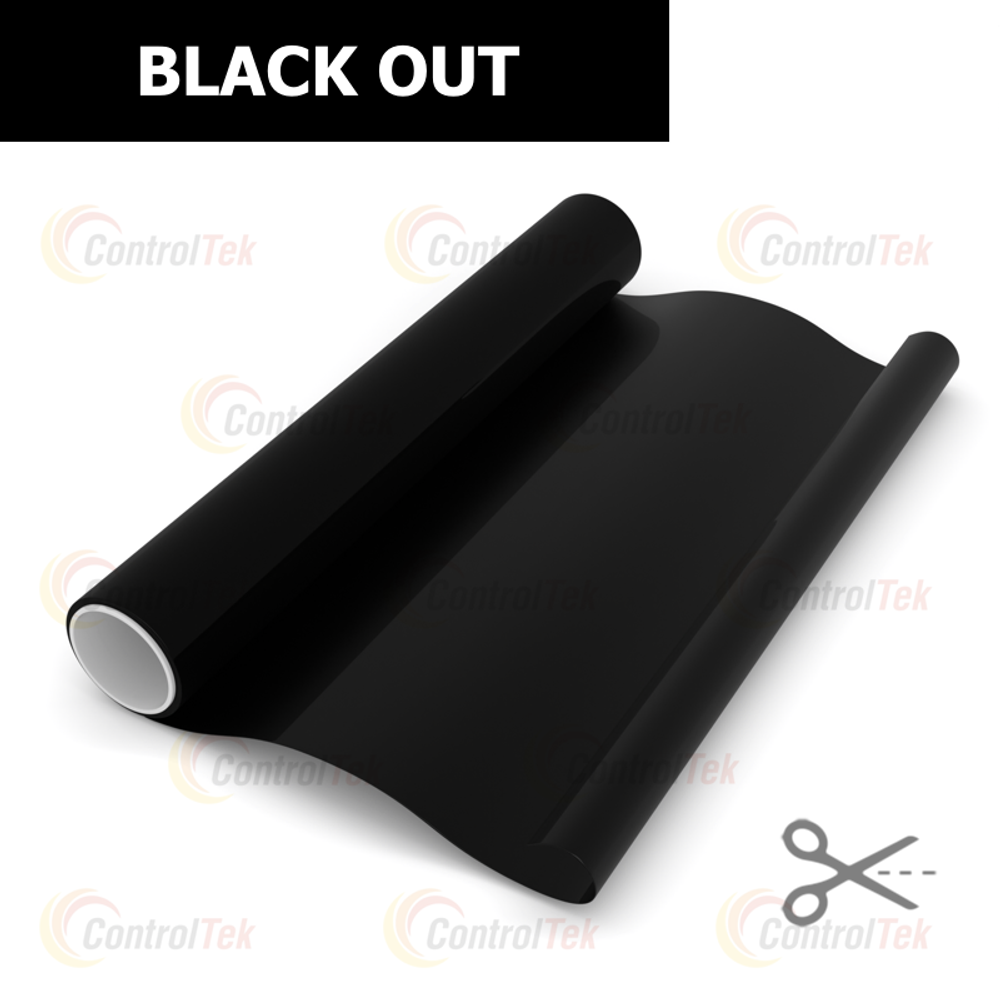 Пленка для окон декоративная BLACK OUT ControlTek, на отрез (ширина рулона 1,524 м.)