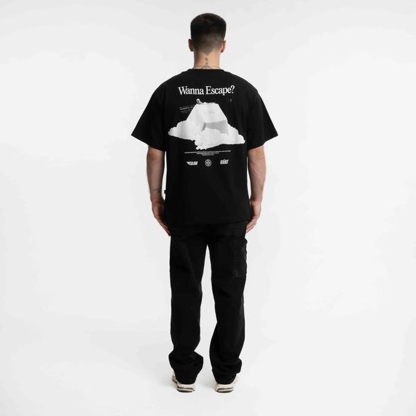 Футболка Wanna Escape in Black - фото 5