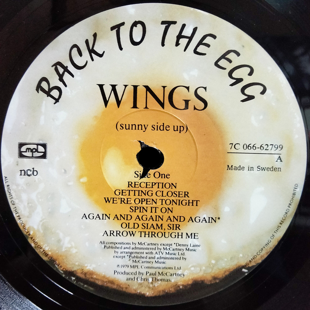 Wings / Back To The Egg (LP)