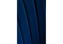 Стул на металлокаркасе Gabi dark blue / black / gold