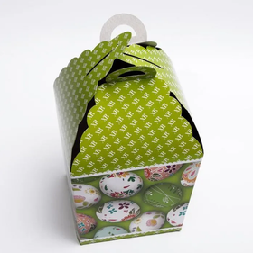 Пасхальная коробочка "Пасхальные яйца", 17 х 17 х 26 см