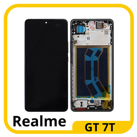 Realme GT 7T 5G (RMX5085) - Дисплейный модуль в сборе с тачскрином (в рамке) (ORIG-SP)