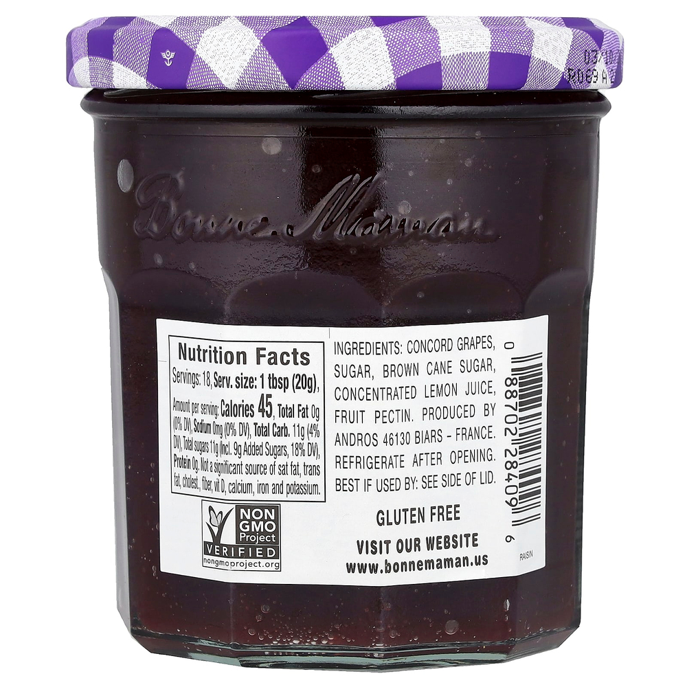 Bonne Maman, виноградный спред, 360 г (12,7 унции)