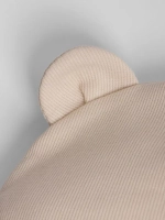 Шапка для девочки с ушками и снуд