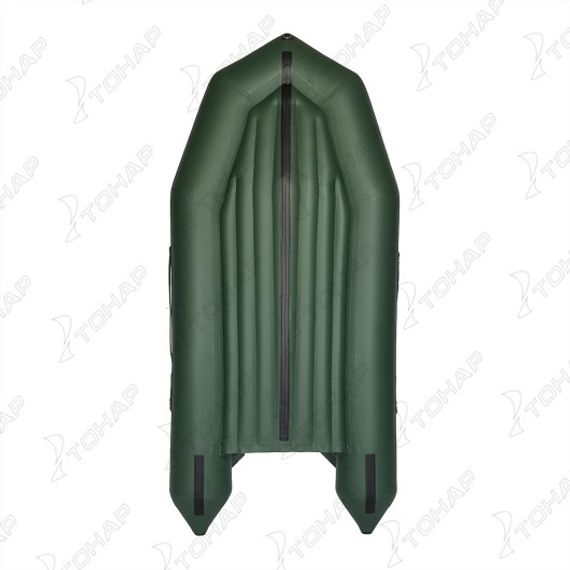 Лодка Тонар Капитан A310 (надувное дно) зеленый