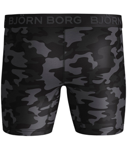 Мужские спортивные боксеры Björn Borg Shorts BB Tonal Camo 1P - black beauty