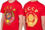 Яркая футболка с государственным символом СССР