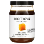 Madhava, Clean & Simple, Органический крем-мед, нефильтрованный, 22 унции (624 г)