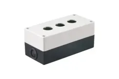 Корпус IEK КП103 для кнопок 3 места белый 19182