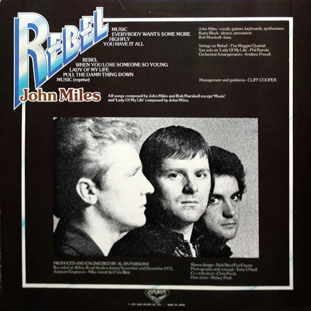 John Miles / Rebel (LP)