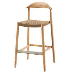 Барный стул Glynis, 77 см, массив эвкалипта