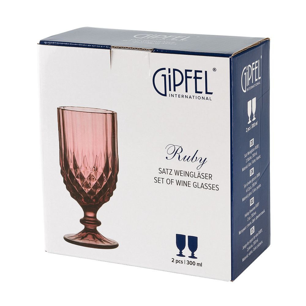 Набор бокалов Gipfel Ruby 51180 300 мл 2 предмета