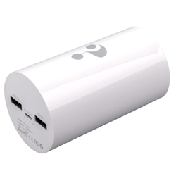 Аккумулятор внешний универсальный Wisdom YC-YDA11 Portable Power Bank 10400mAh ceramic white (USB выход: 5V 1A &amp; 5V 2A)