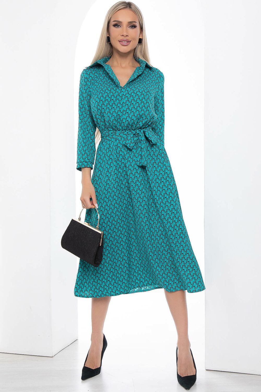 Платье "Бьянка" (изумруд) П8879 LT Collection (Акция)